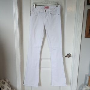 NWT Fiorucci White Flare Jeans